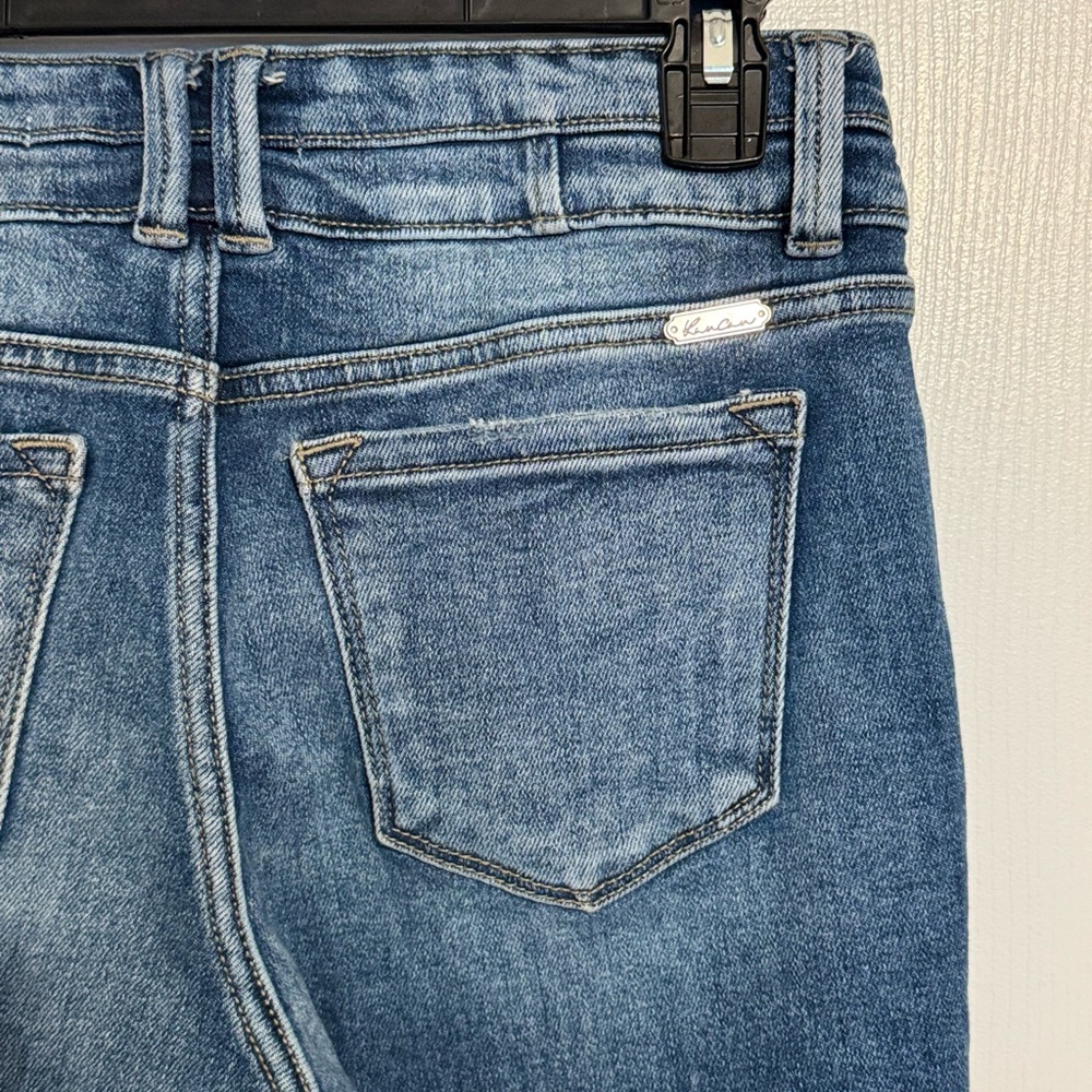 Distressed Hem Skinny Jeans - Picture 4 of 6